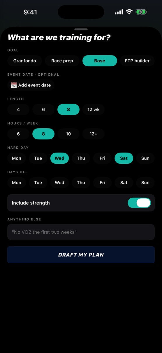 Build My Plan