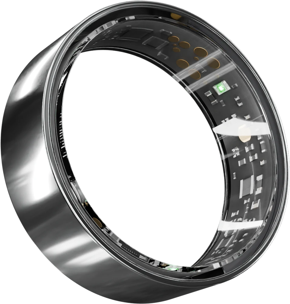 HELIOS smart ring in Titanium Silver